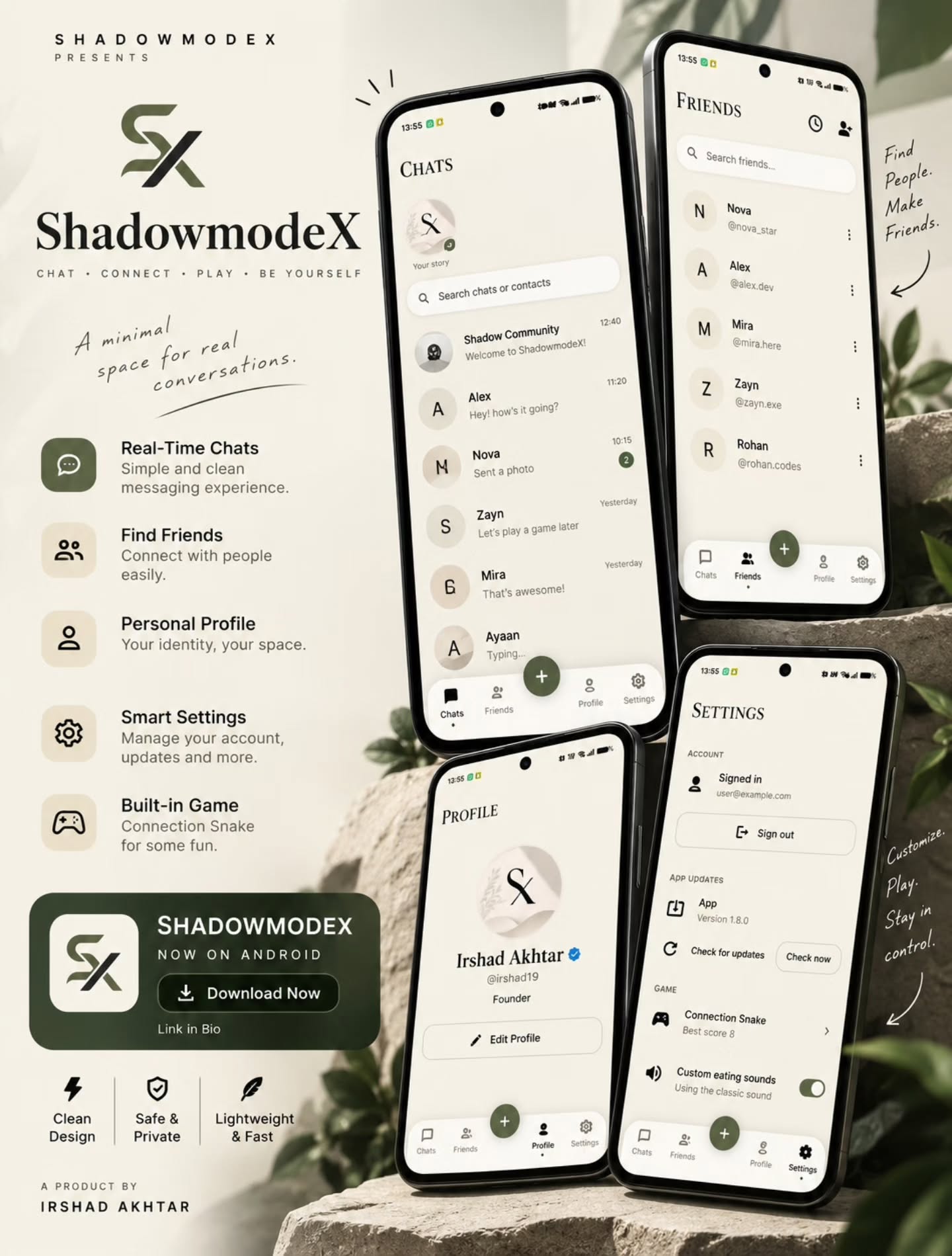 ShadowmodeX App by Irshad Akhtar on Instagram